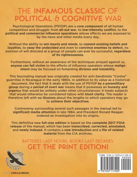 The CIA PSYOP Manual - Psychological Operations in Guerrilla Warfare