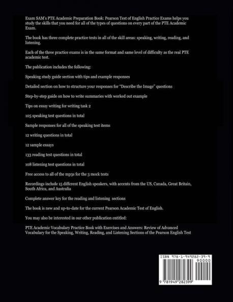 PTE Academic Preparation Book