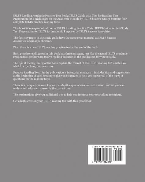 IELTS Reading Academic Practice Test Book