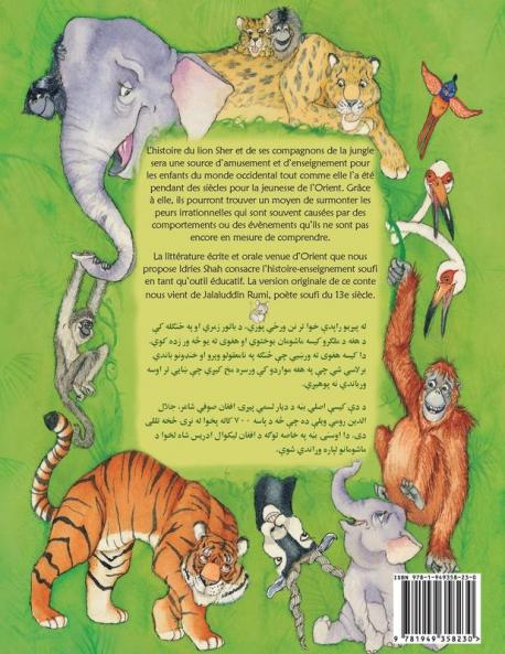 Le Lion qui se vit dans l'eau: Edition français-pachto (Hoopoe Teaching-Stories)