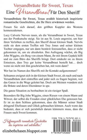 Eine Versandbraut Für Den Sheriff: 1 (Versandbräute Für Sweet Texas)