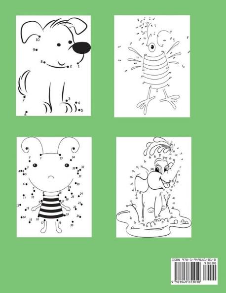 Animal Dot-to-Dot Book for Kids