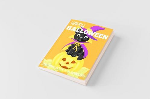 Happy Halloween Coloring Book for Toddlers