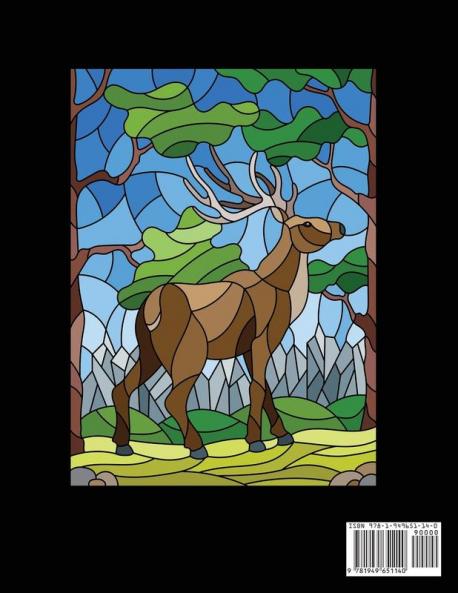 Stained Glass Coloring Book