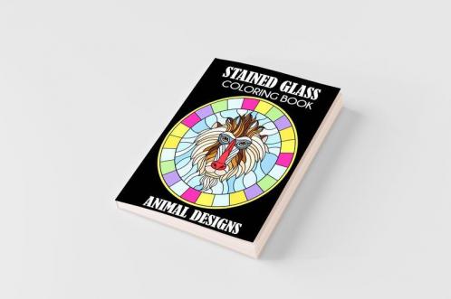 Stained Glass Coloring Book
