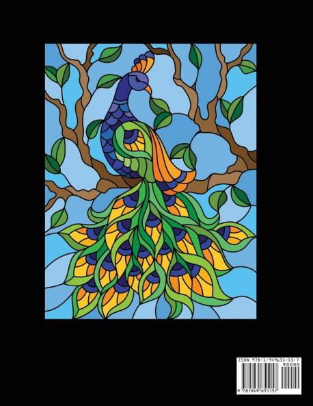 Stained Glass Coloring Book