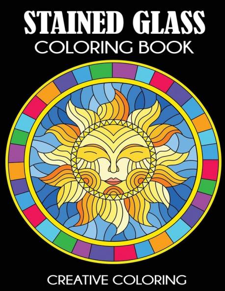 Stained Glass Coloring Book