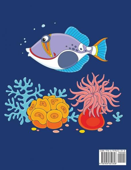 Oceans Coloring and Activity Book for Kids