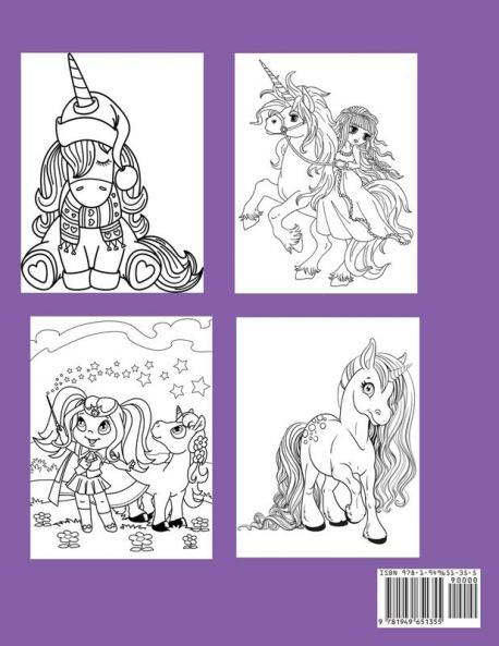 Unicorns Coloring Book for Kids