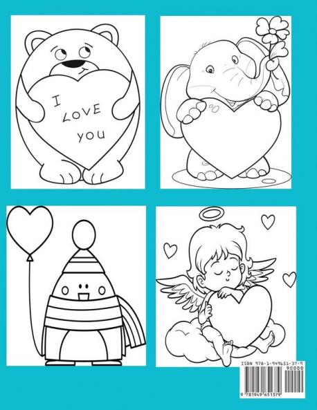 Valentine's Day Coloring Book for Toddlers