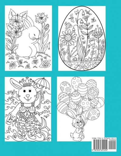 Happy Easter Coloring Book for Kids