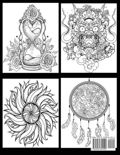 Tattoo Coloring Book