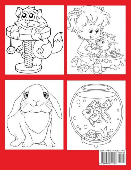Cute Pets Coloring Book
