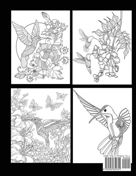 Hummingbird Coloring Book