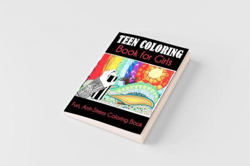 Teen Coloring Book for Girls