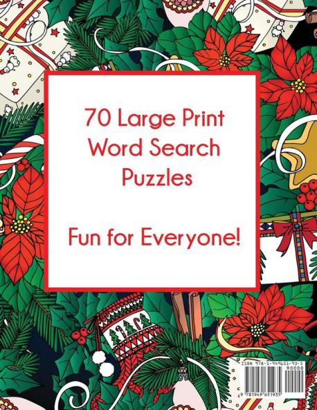 Christmas Word Search Puzzles Large Print