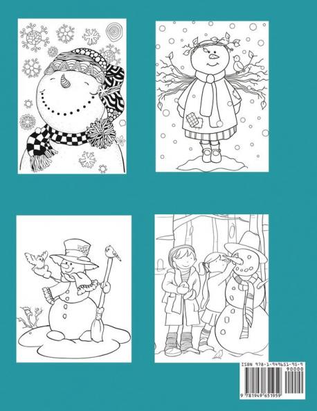 Snowman Coloring Book