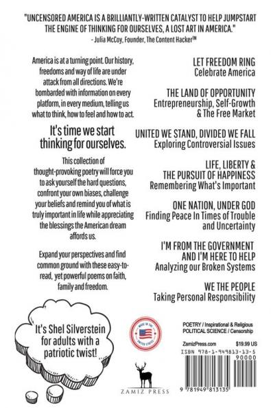 Uncensored America: Thought-Provoking Poetry on Faith Family and Freedom