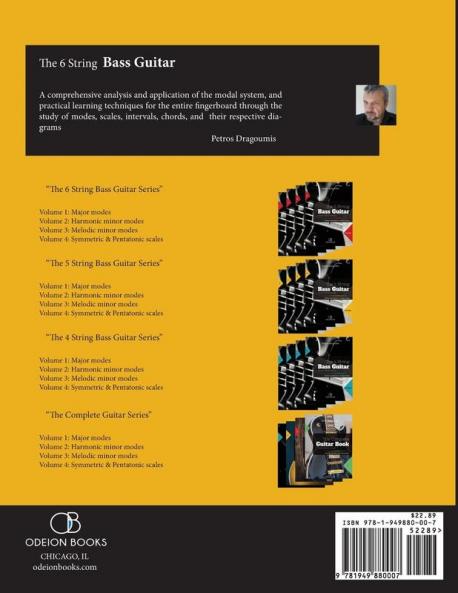 The 6 String Bass Guitar: mode system concept Volume 1: major modes