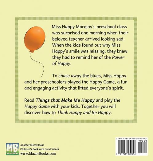 Things that Make Me Happy: 1 (Children's Bedtime Story Picture Book)