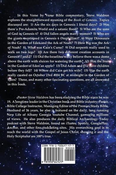 Commentary On Genesis - Volume 1: Discussions In Scripture Series - A Creationist Commentary