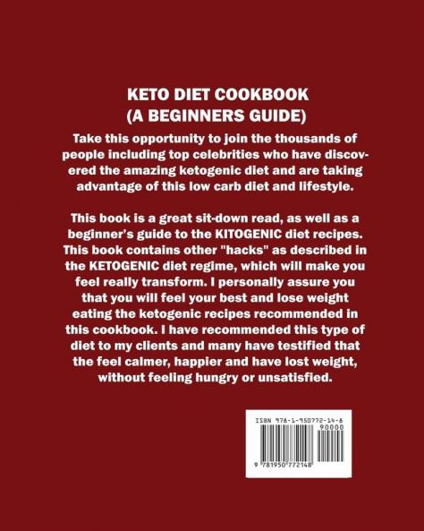 KETO DIET COOKBOOK (A BEGINNER'S GUIDE)