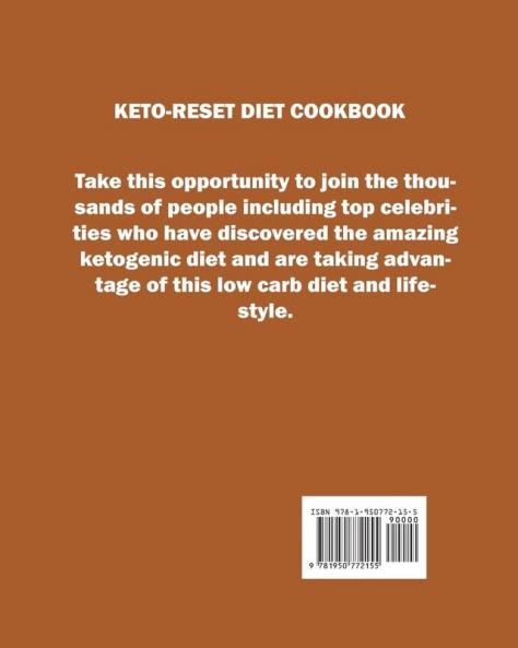 KETO-RESET DIET COOKBOOK (A BEGINNER'S GUIDE)