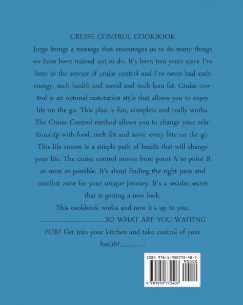 CRUISE CONTROL COOKBOOK