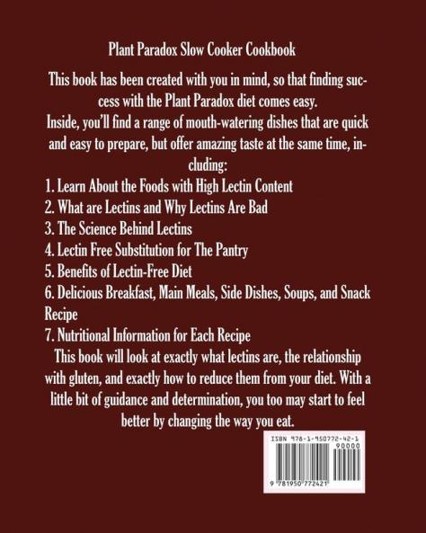 Plant Paradox Slow Cooker Cookbook