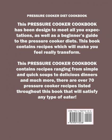 Pressure Cooker Diet Cookbook