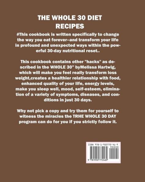 MY WHOLE 30 DIET RECIPES