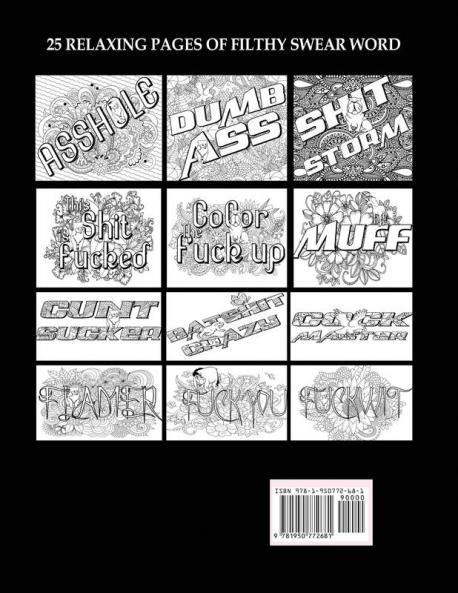 Swear Words Adult coloring book