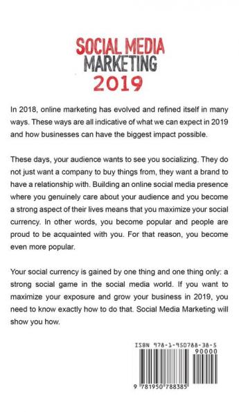 Social Media Marketing 2019: Secret Strategies to Become an Influencer of Millions on Facebook & other social Media and Advertise Yourself and Your Personal Brand