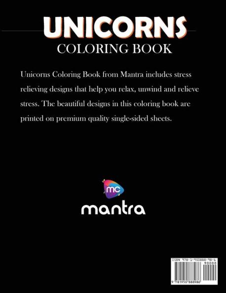 Unicorns Coloring Book