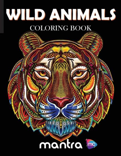 Wild Animals Coloring Book
