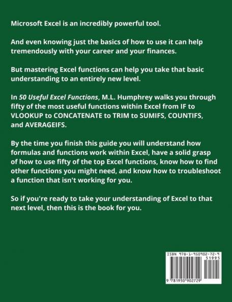 50 Useful Excel Functions