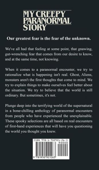 My Creepy Paranormal Story