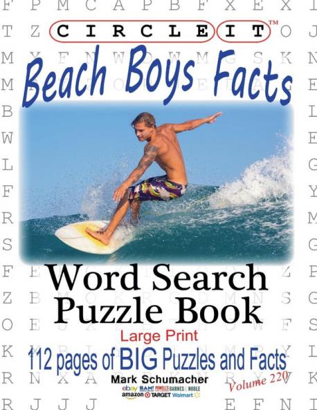 Circle It Beach Boys Facts Word Search Puzzle Book