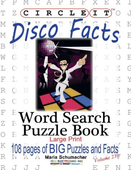 Circle It Disco Facts Word Search Puzzle Book