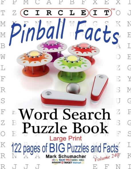 Circle It Pinball Facts Word Search Puzzle Book