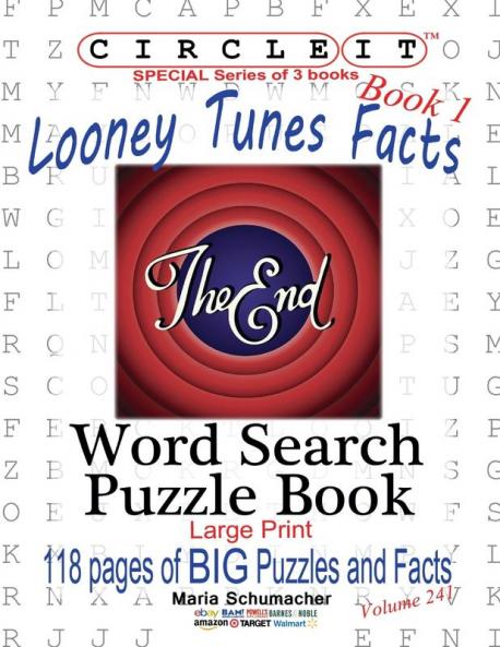 Circle It Looney Tunes Facts Book 1 Word Search Puzzle Book