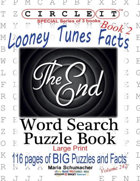 Circle It Looney Tunes Facts Book 2 Word Search Puzzle Book