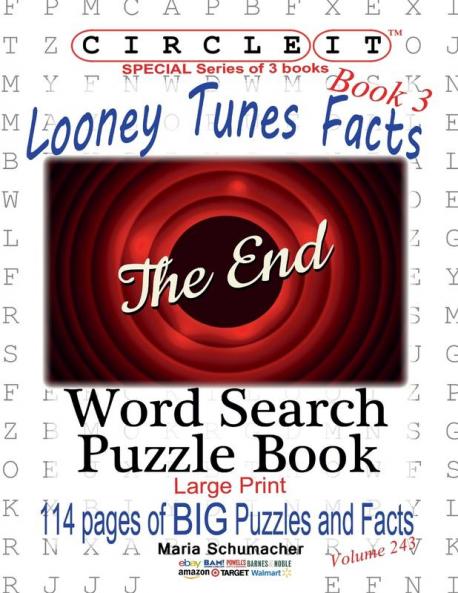 Circle It Looney Tunes Facts Book 3 Word Search Puzzle Book