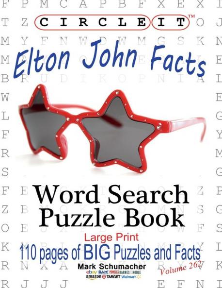 Circle It Elton John Facts Word Search Puzzle Book