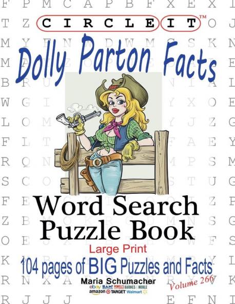 Circle It Dolly Parton Facts Word Search Puzzle Book