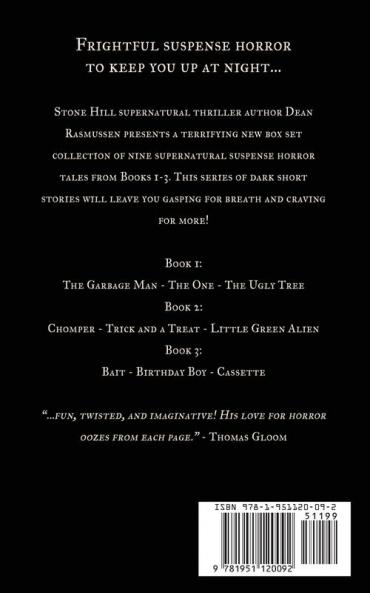 Dreadful Dark Tales of Horror Books 1 - 3 Box Set