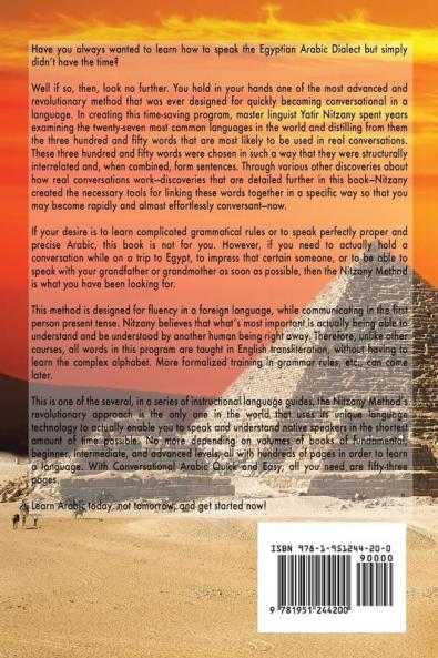 Conversational Arabic Quick and Easy: Egyptian Arabic
