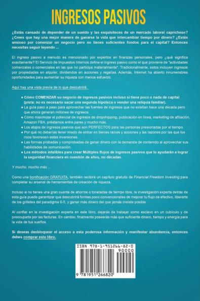 La última guía de ingresos pasivos: Las últimas ideas de negocios confiables y rentables gana $10000/mes con marketing de afiliación blogs envío directo amazon fba y más