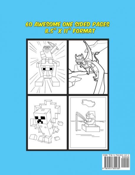 Kid's Coloring Book: Unofficial Coloring Book for Minecrafters