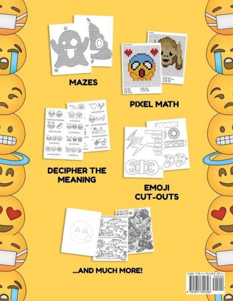 Emoji Activity Book for Kids Ages 4-8